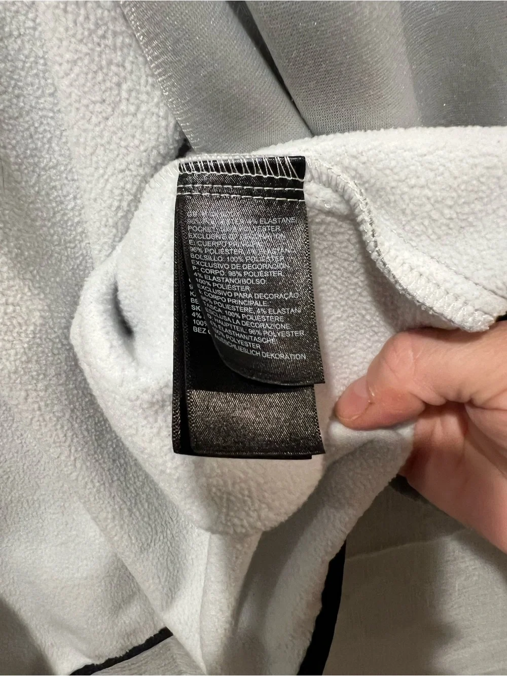 The North Face Light Gray Full-Zip Shirt Jacket. Men's Large.